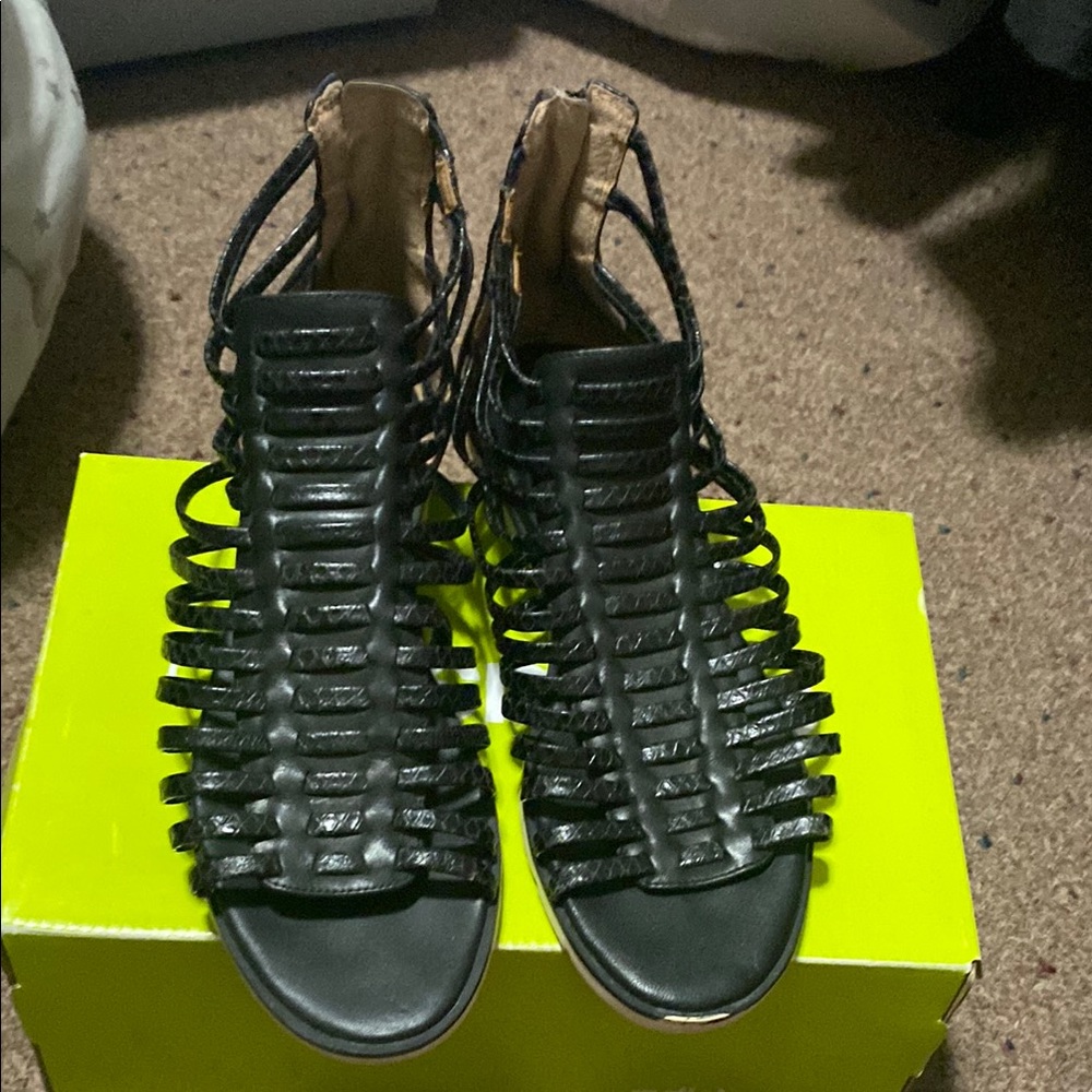 Calvin Klein Black gladiator sandals